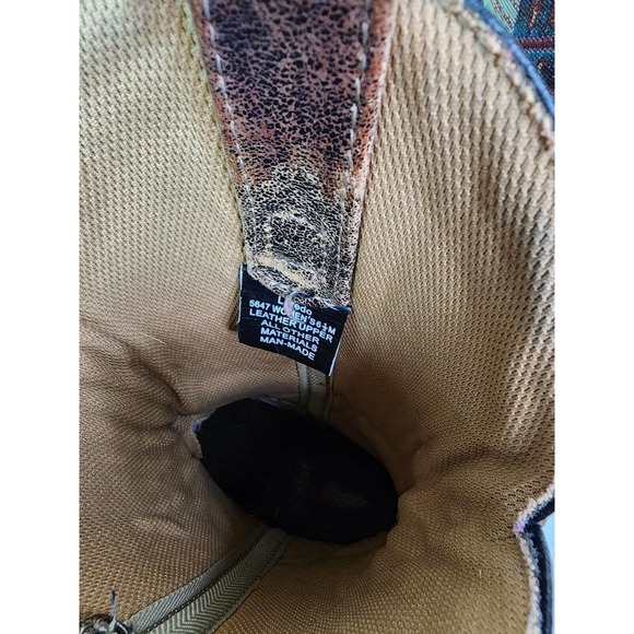 Laredo 5647 Womens Size 6.5 M Scout Square Toe Boots Mid Calf Brown Aztec - Picture 4 of 11